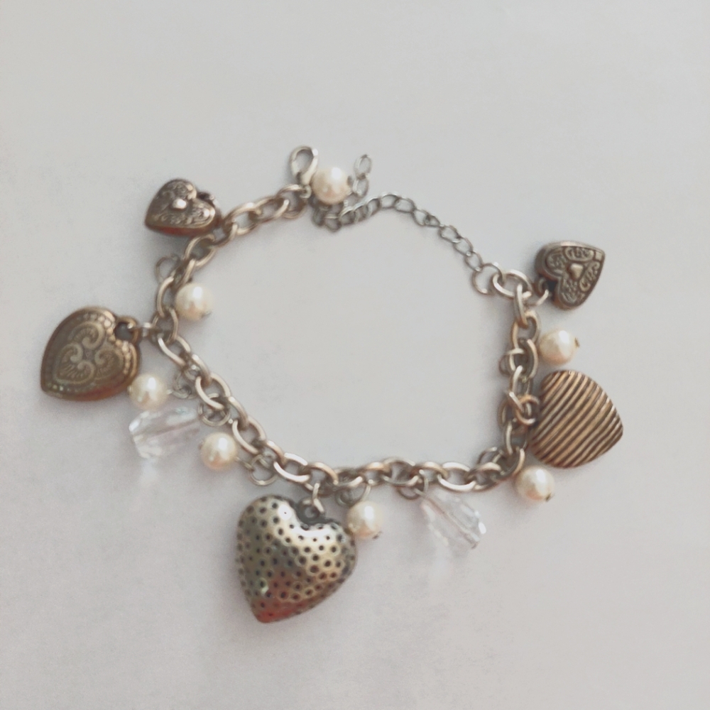 Paparazzi Bracelet silver/white